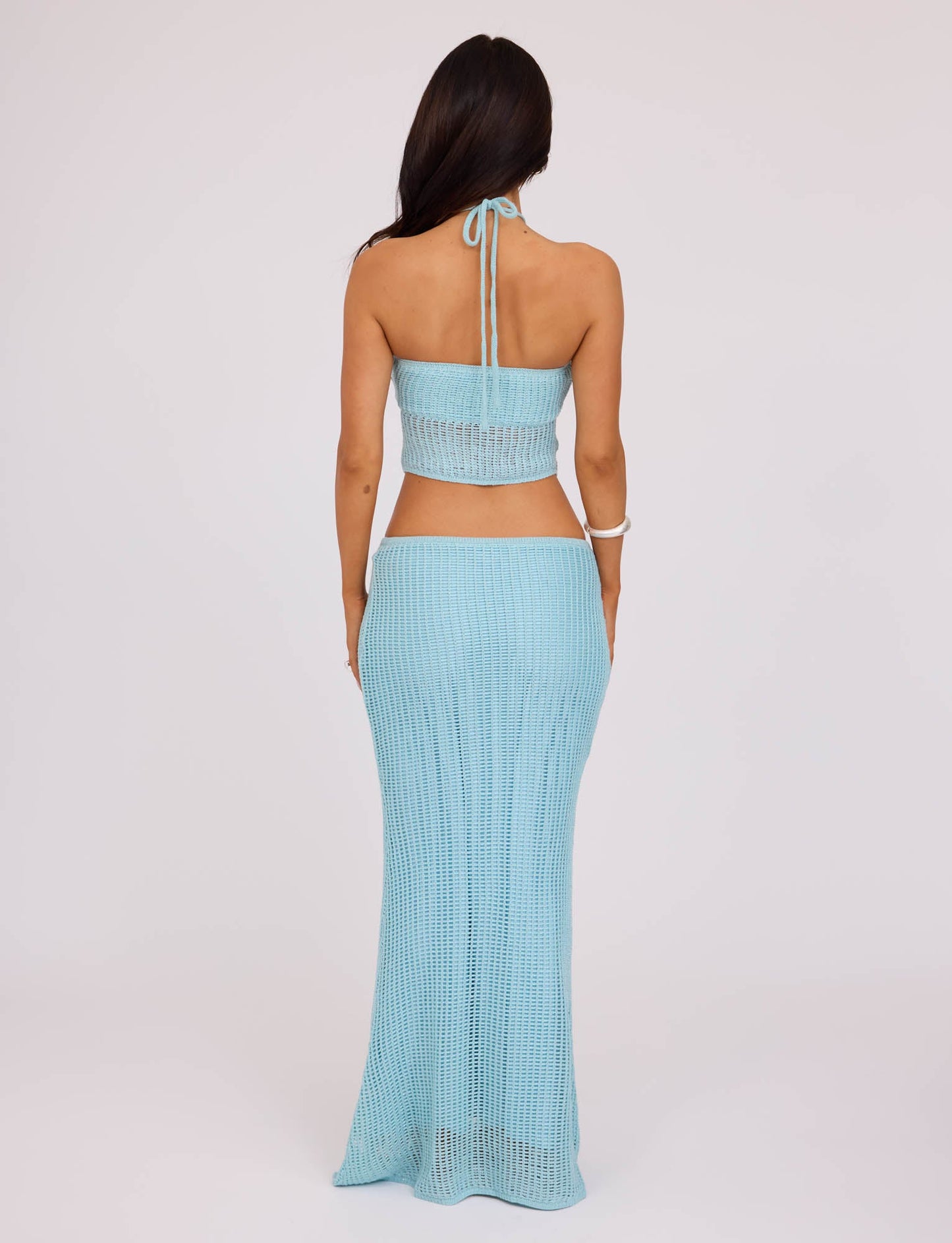 SHAH SKIRT - BLUE : PALE BLUE : PASTEL BLUE
