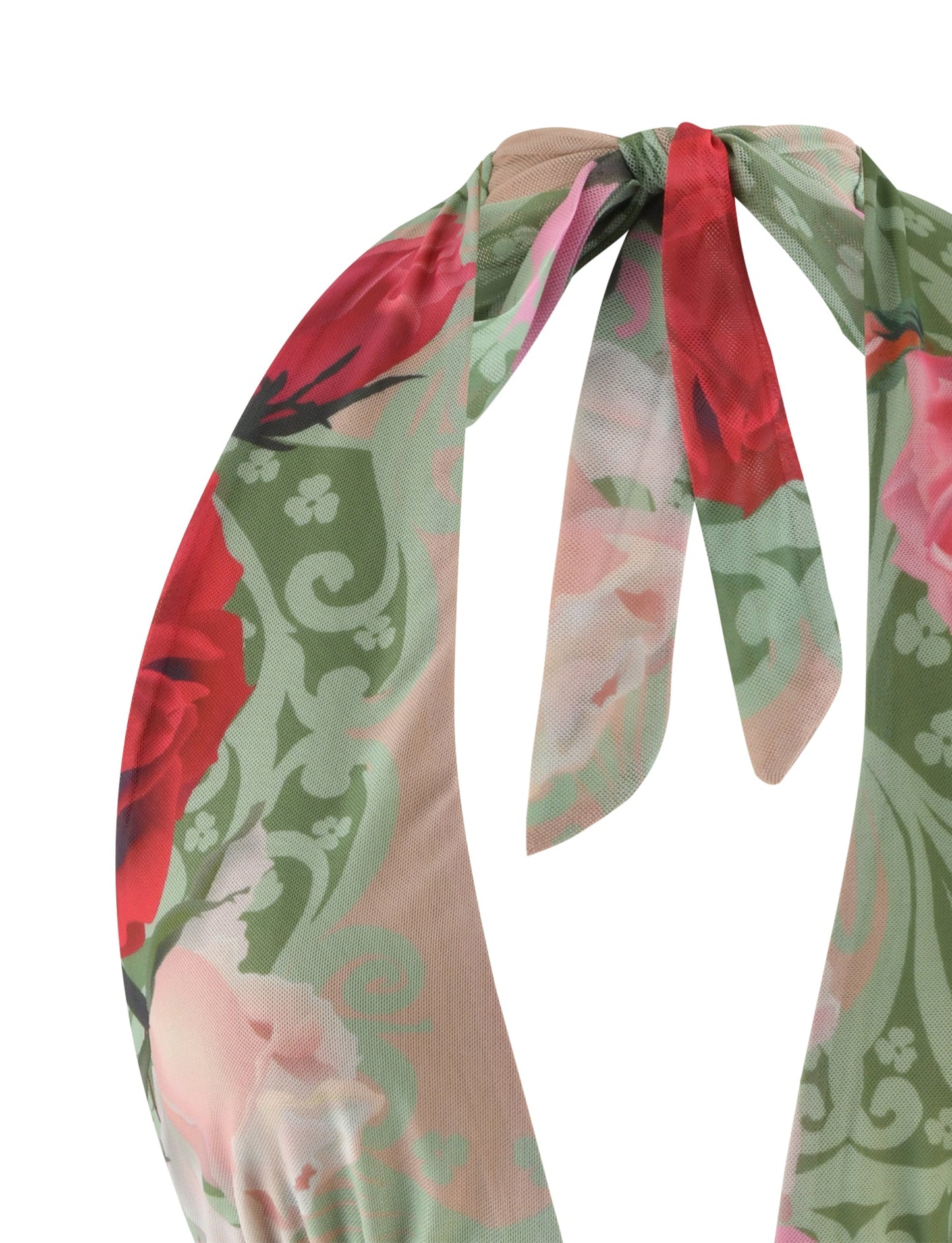FLORIAN TOP - MULTI : MACRO FLORAL : SUMMER ROSE