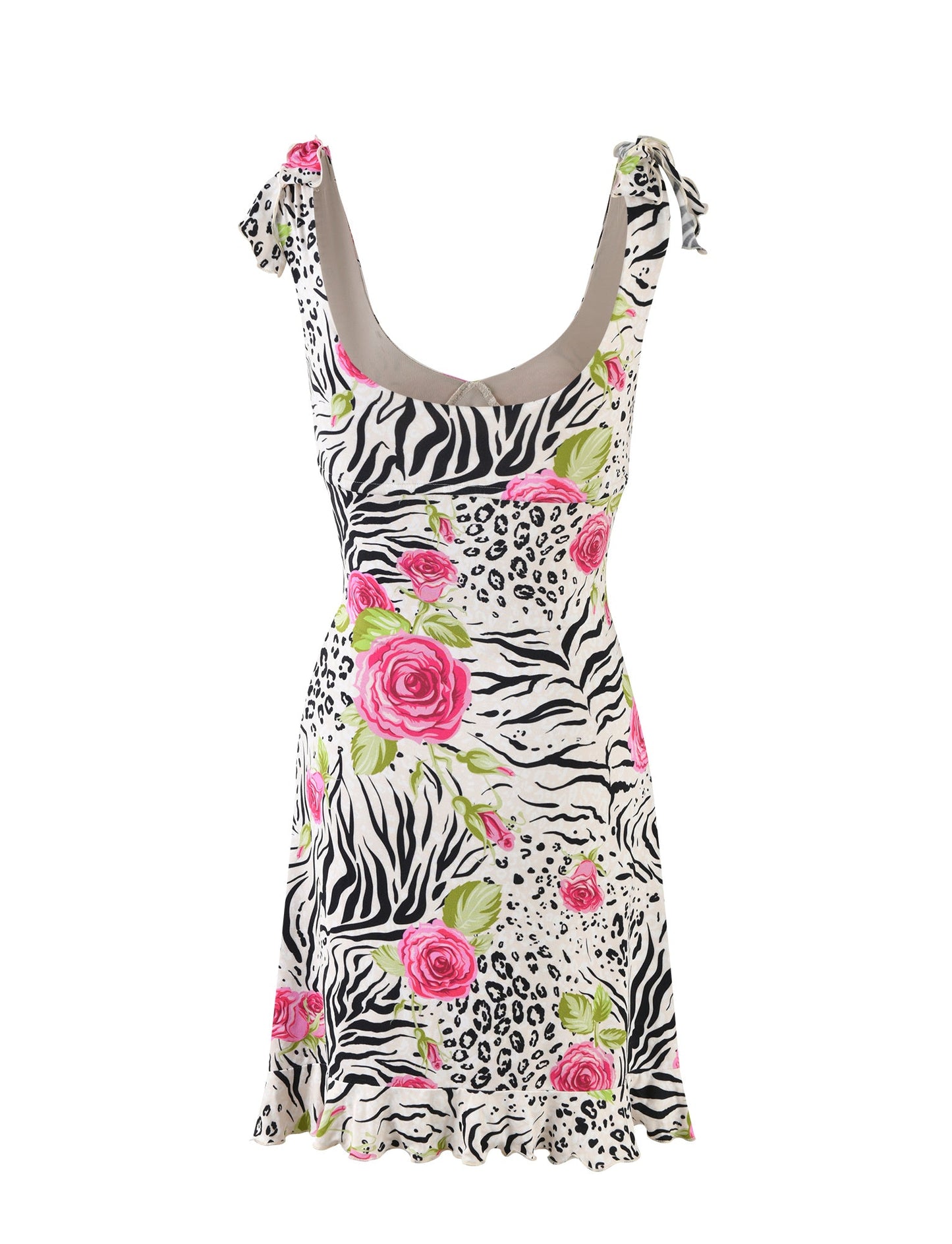 BRYNNE DRESS - MULTI : ZEBRA