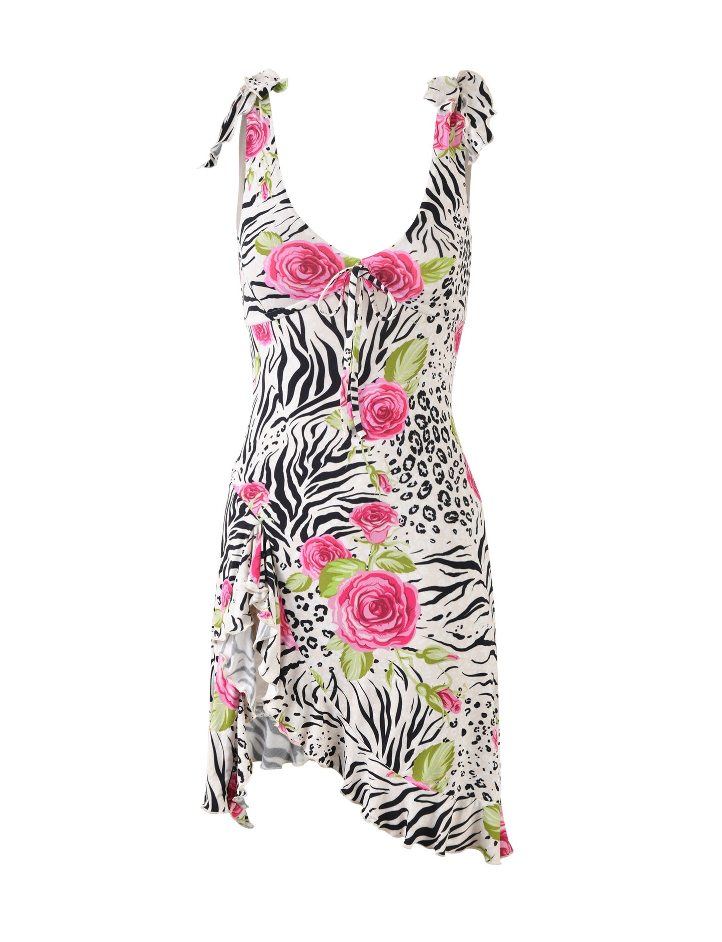 BRYNNE DRESS - MULTI : ZEBRA