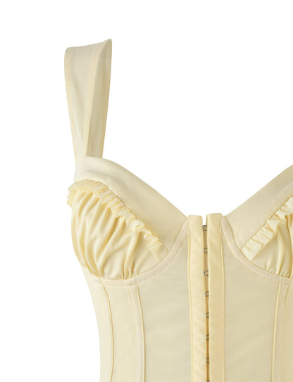 GINNY TOP - YELLOW : LEMON