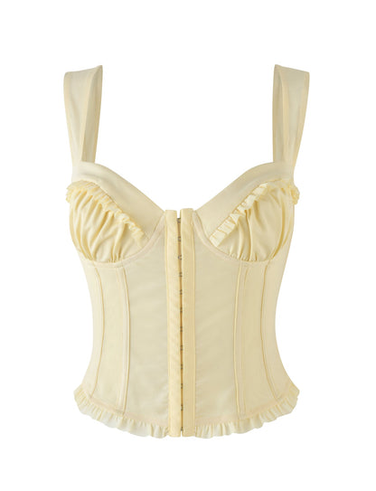 GINNY TOP - YELLOW : LEMON