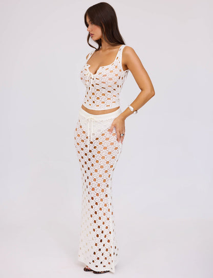 KINCADE SKIRT - WHITE