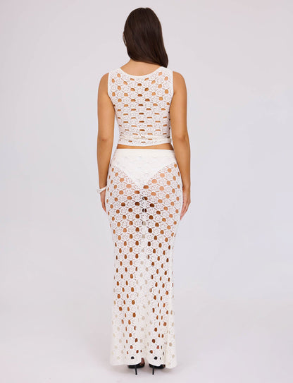 KINCADE SKIRT - WHITE
