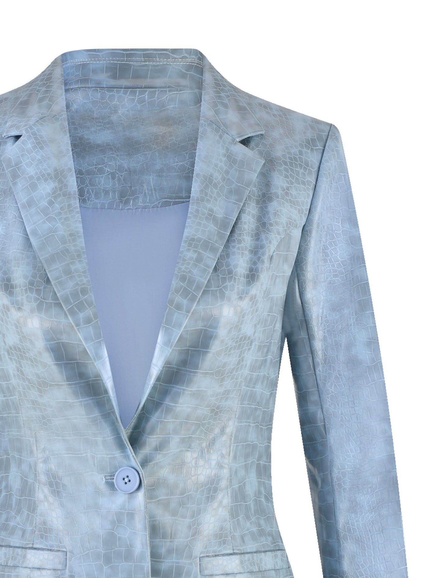 EMERSYN TRENCH COAT - BLUE : DUSTY BLUE