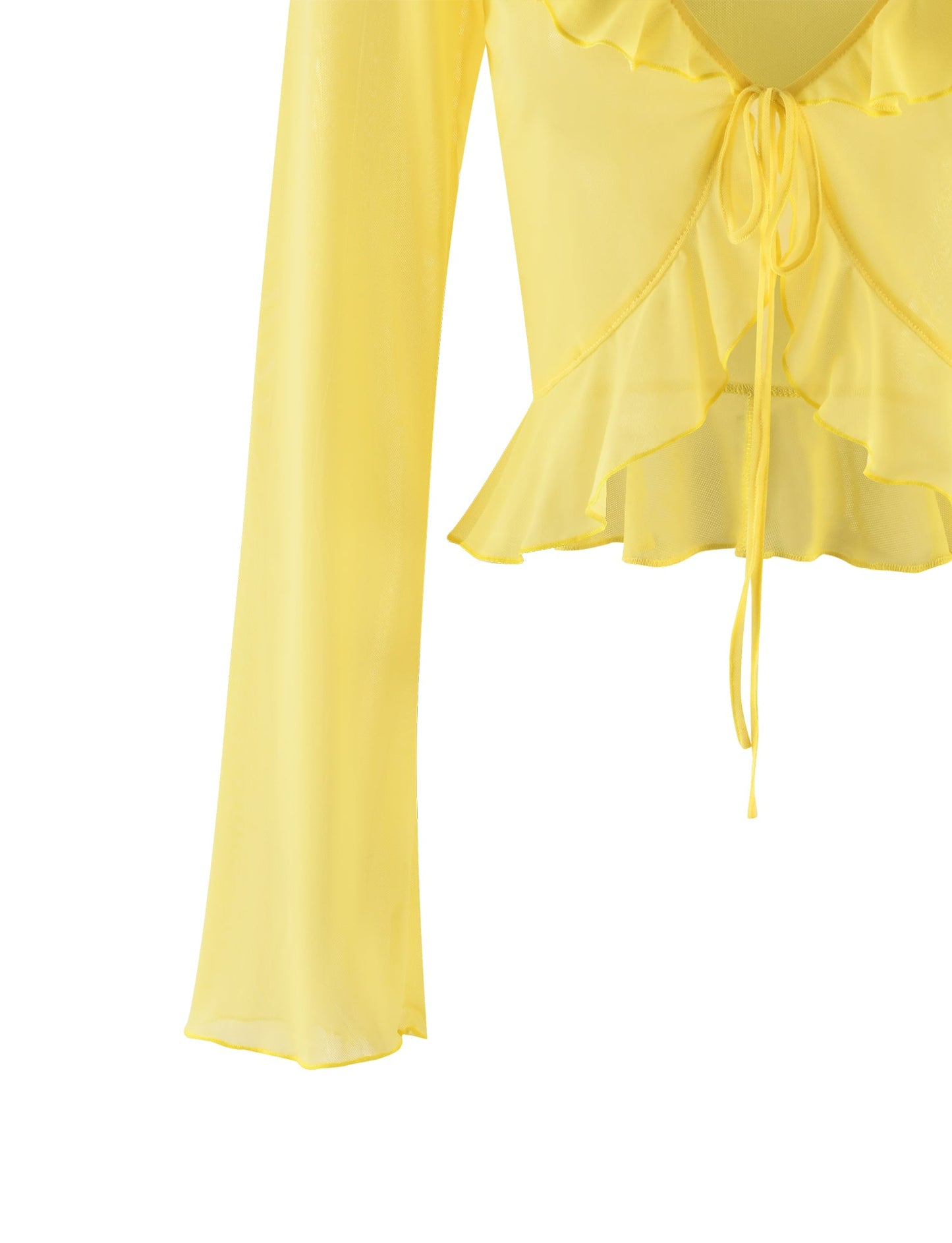 CORVIN TOP - YELLOW : LEMON