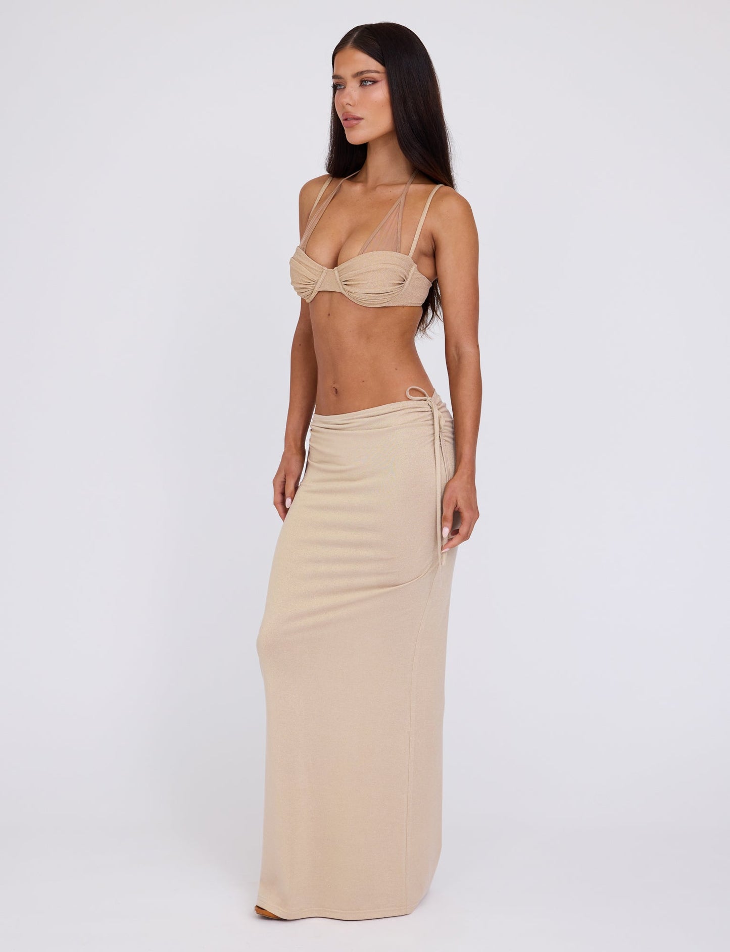 ELLIANA SKIRT - GOLD
