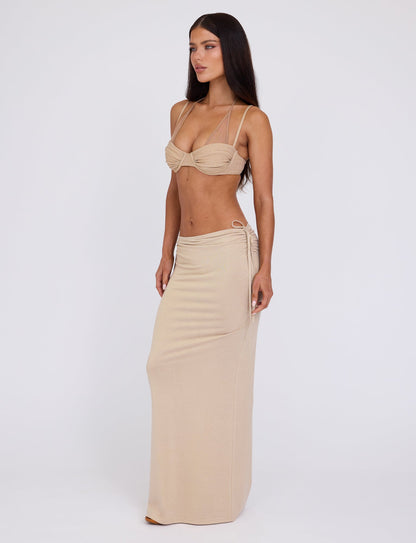 ELLIANA SKIRT - GOLD