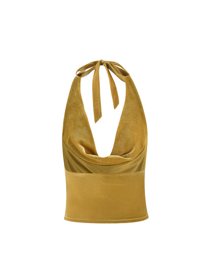 HARLOWE TOP - GOLD