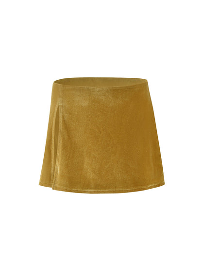 HARLOWE SKIRT - GOLD