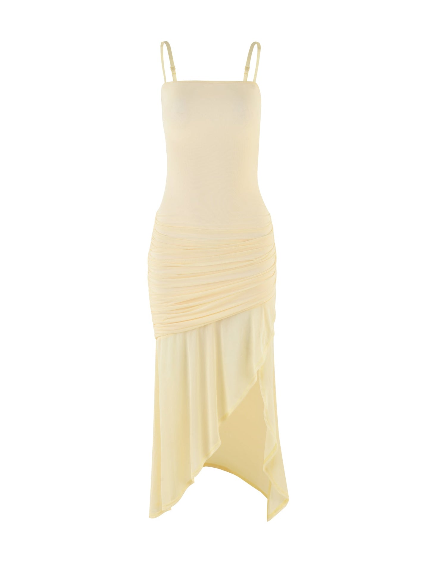 COVE MIDI DRESS - YELLOW : BUTTER