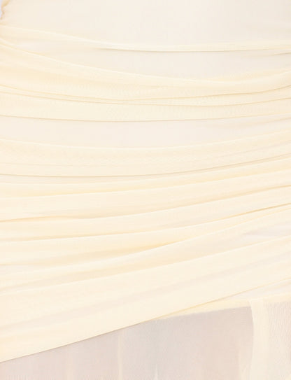 COVE MIDI DRESS - YELLOW : BUTTER