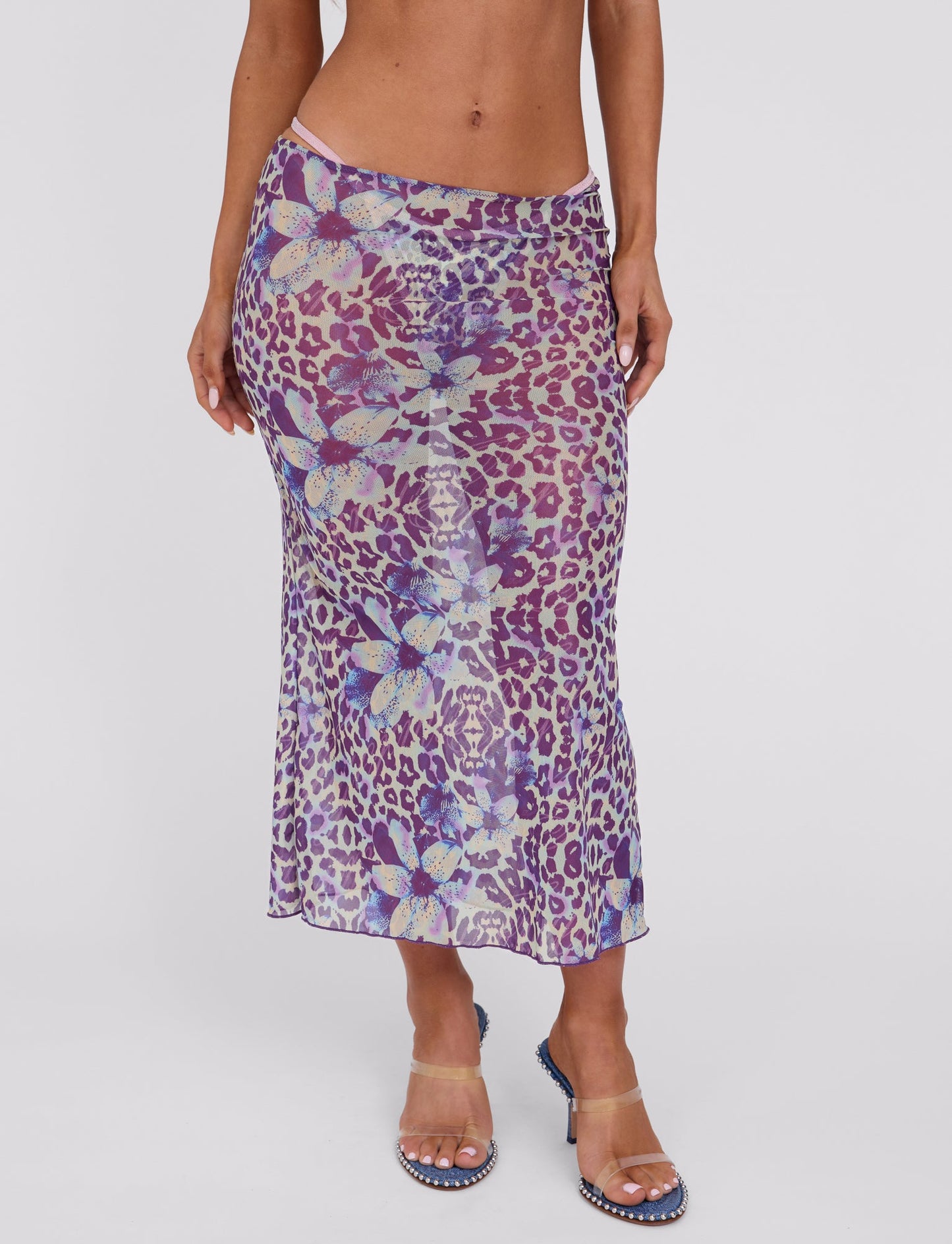 KELLAN SKIRT - PURPLE : BY POPPY LEOPARD