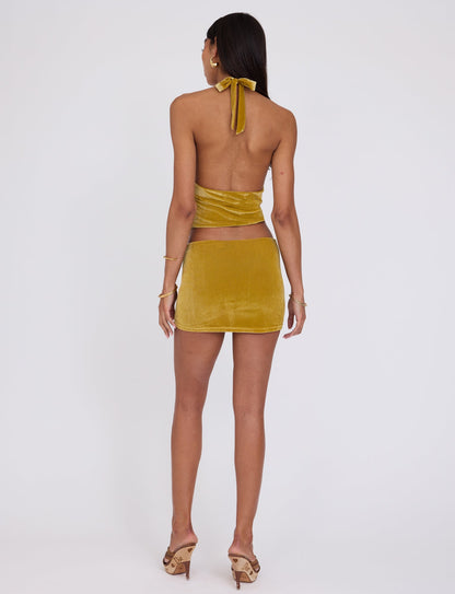HARLOWE TOP - GOLD