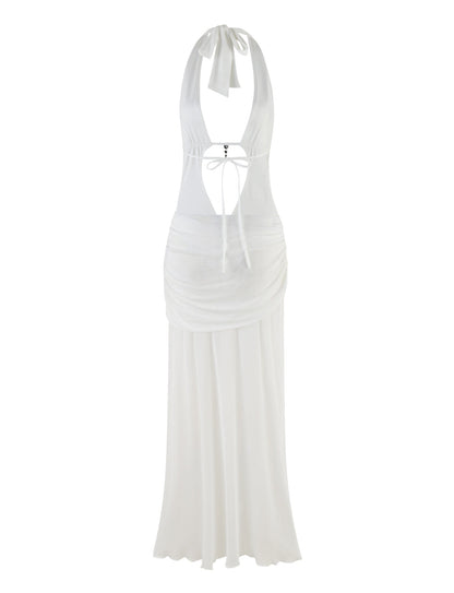 ESHA MAXI DRESS - WHITE