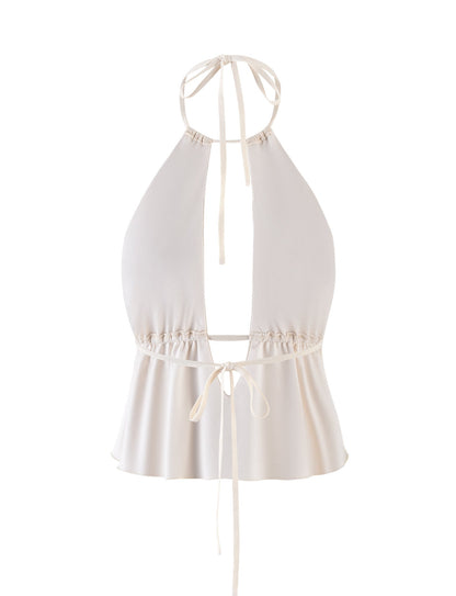 BIRDEE TOP - WHITE : CREAM