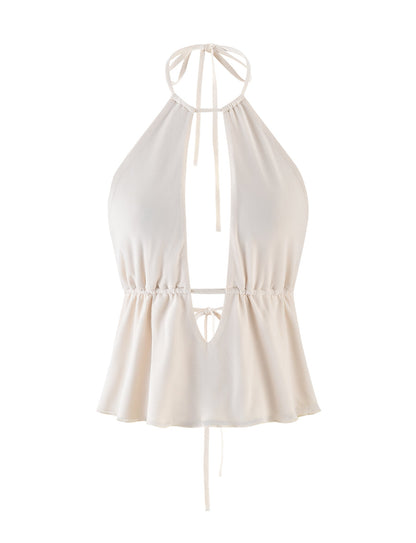 BIRDEE TOP - WHITE : CREAM
