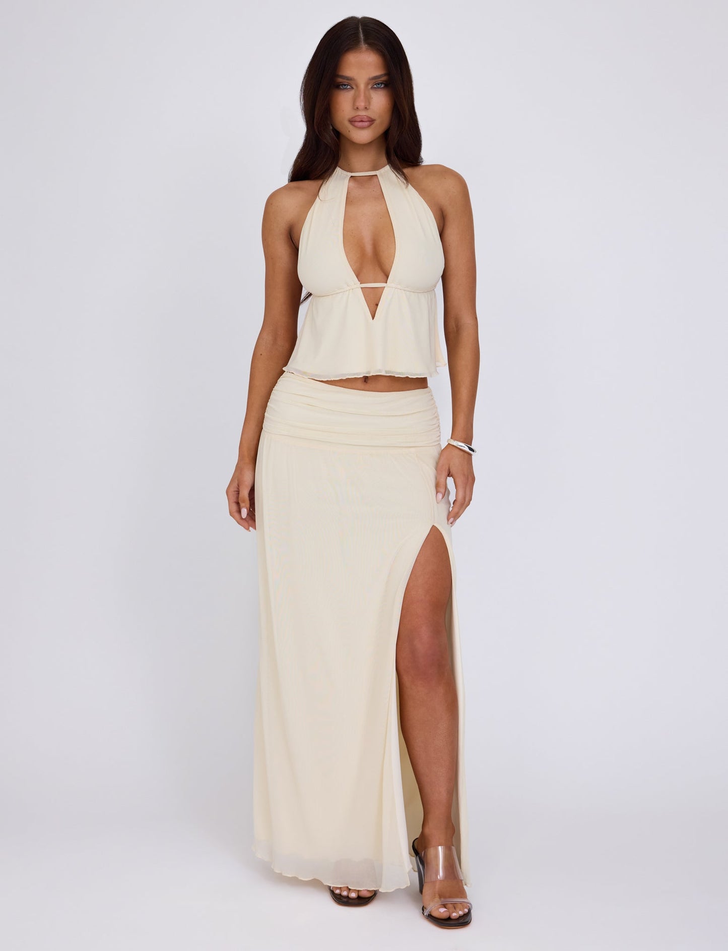 BIRDEE TOP - WHITE : CREAM