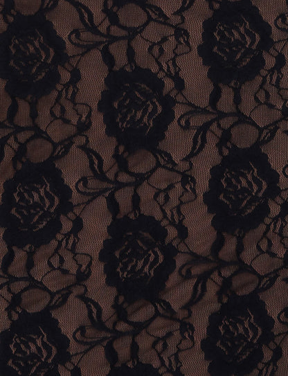 CECILY LACE MAXI DRESS - BLACK