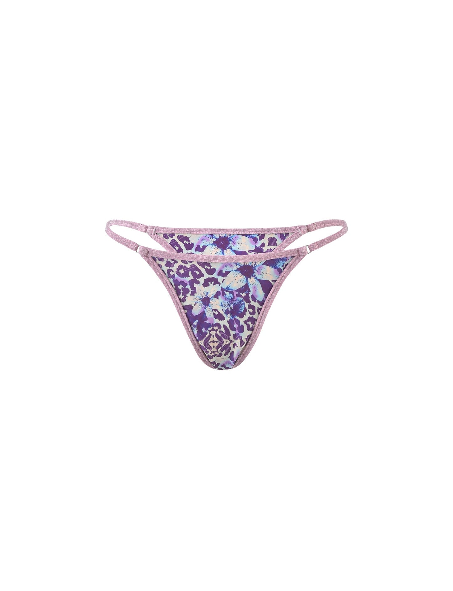 DIANA BIKINI BOTTOM - BLUE : BY POPPY LEOPARD