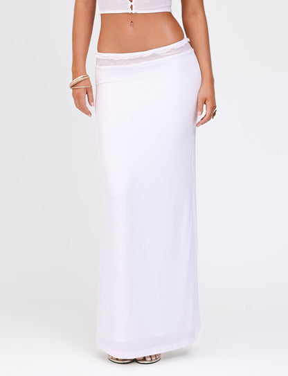 BENTON SKIRT - WHITE