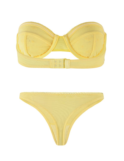 BIM LACE SET - YELLOW : LACE