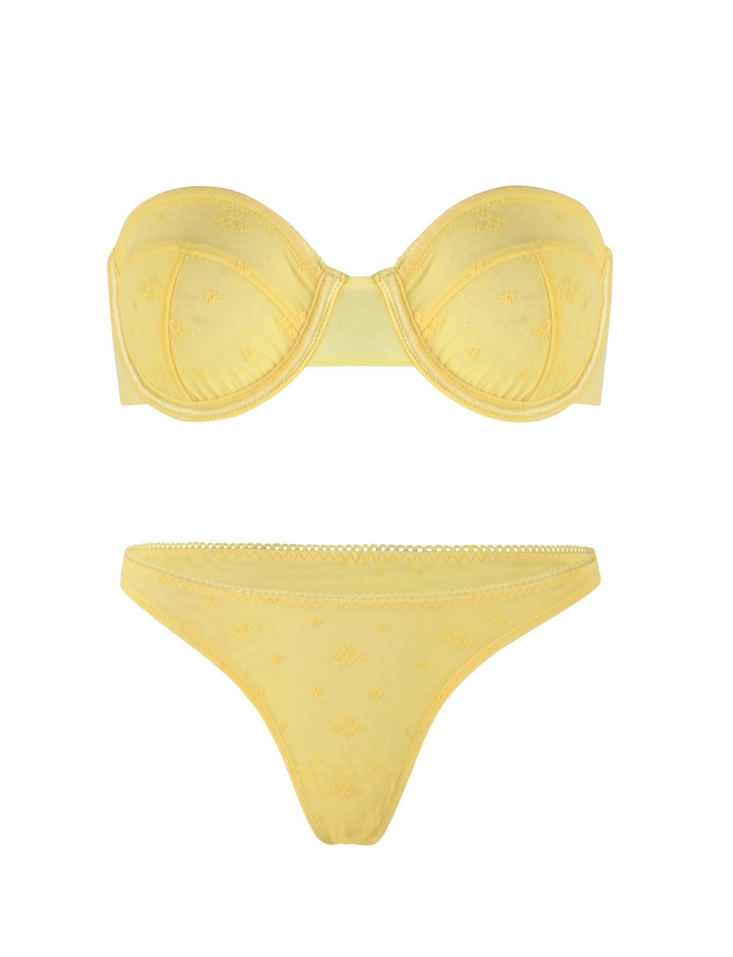 BIM LACE SET - YELLOW : LACE