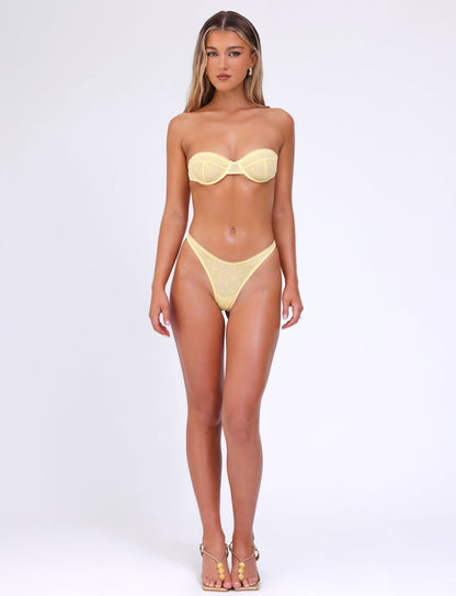 BIM LACE SET - YELLOW : LACE
