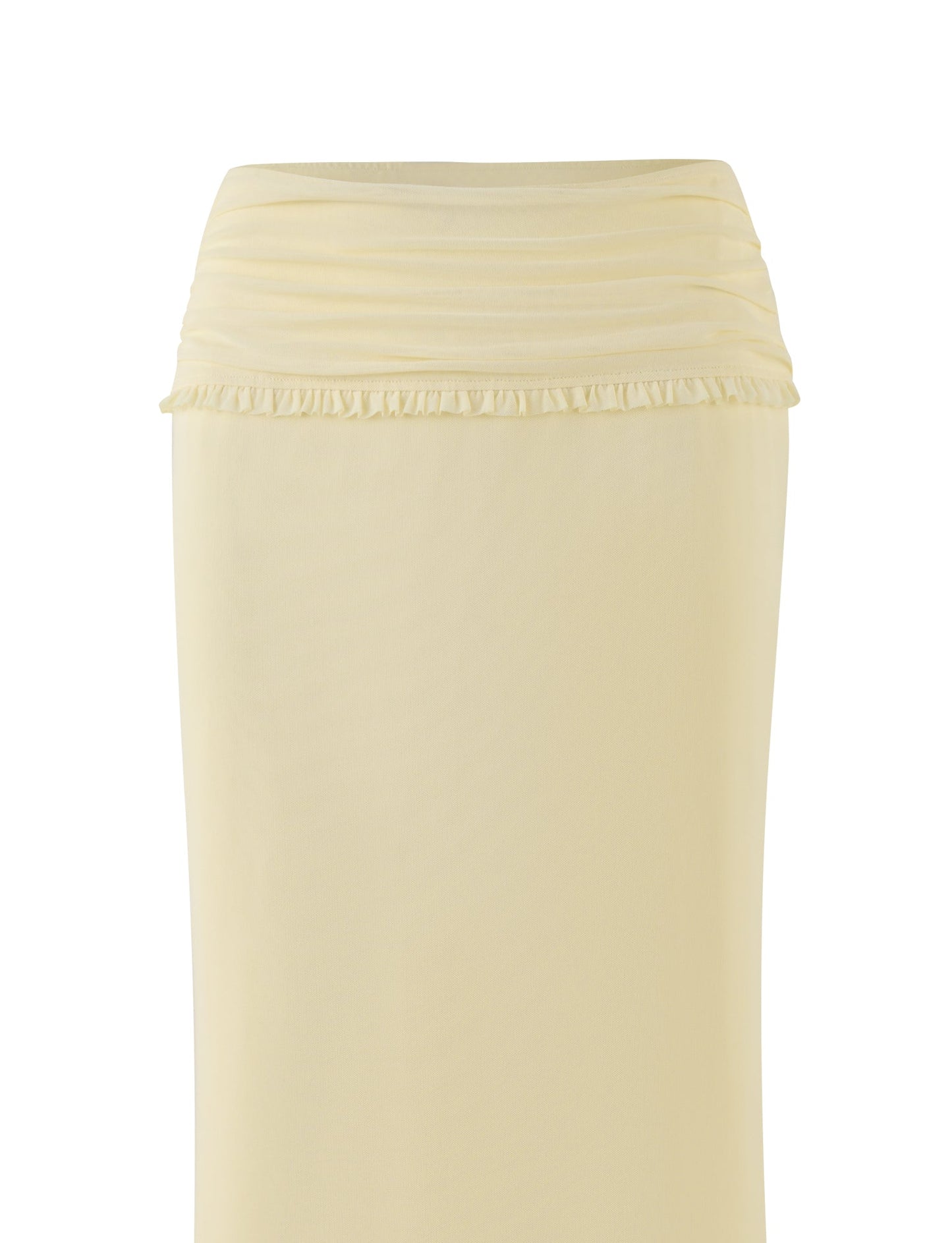 GINNY MAXI SKIRT - YELLOW : LEMON