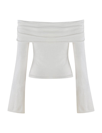 DIEDRE JUMPER - WHITE : CREAM