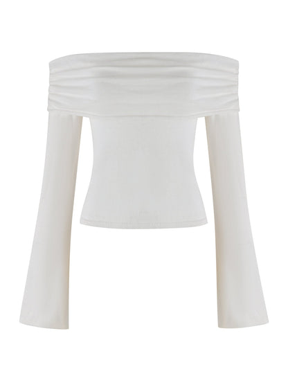 DIEDRE JUMPER - WHITE : CREAM