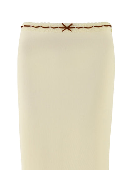 FENNEL SKIRT - YELLOW : PALE YELLOW
