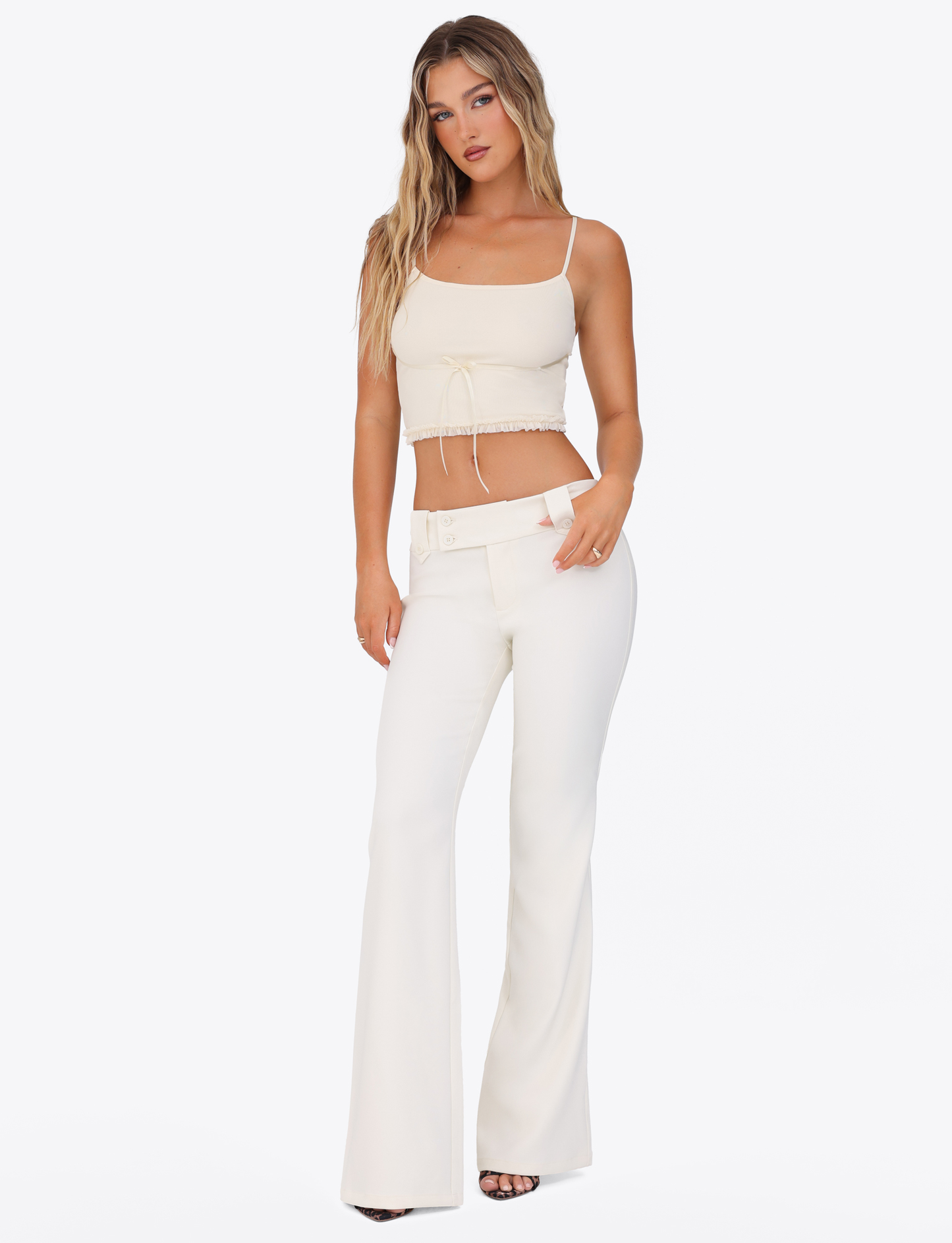 MAISIE TOP - YELLOW : PALE YELLOW