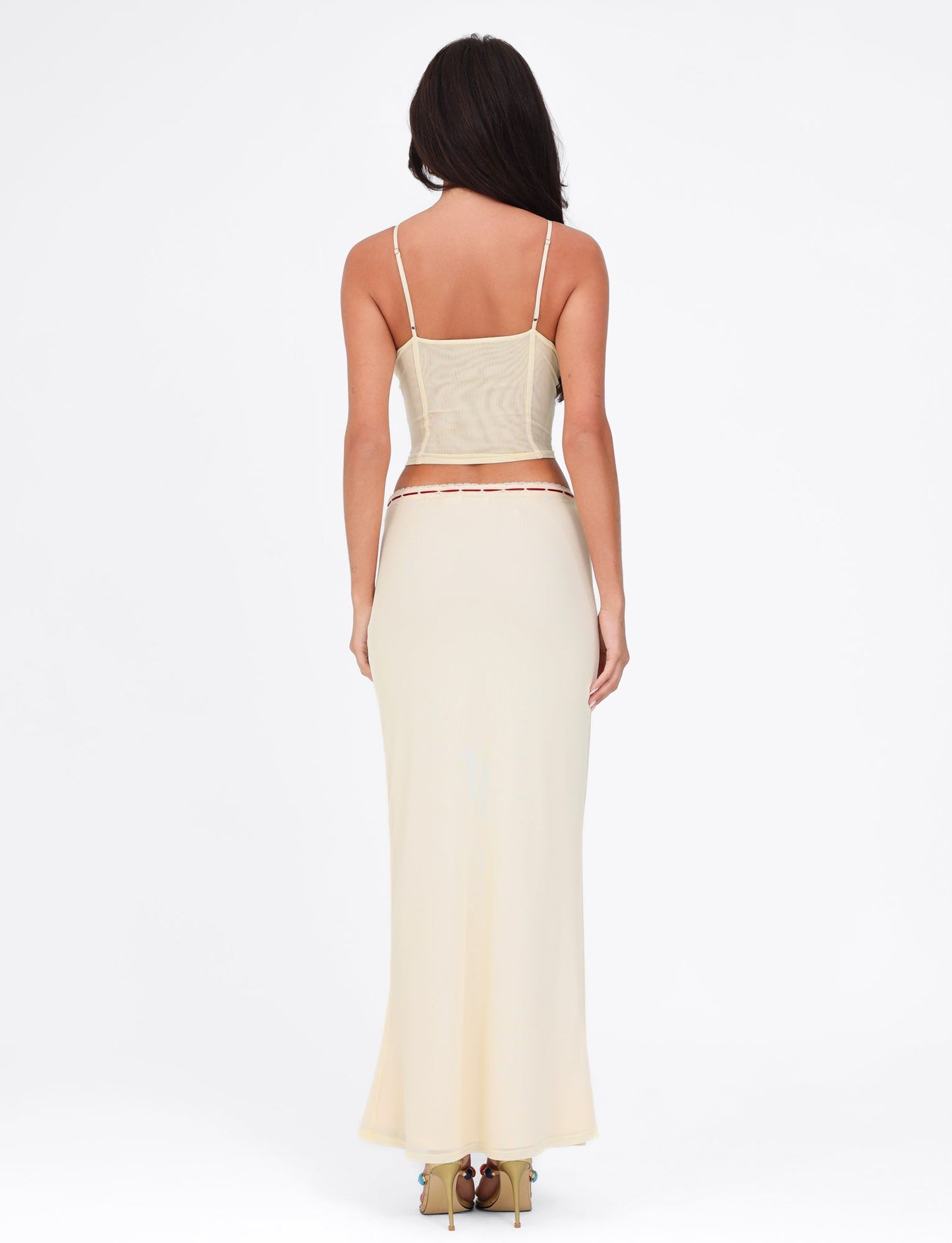 FENNEL SKIRT - YELLOW : PALE YELLOW