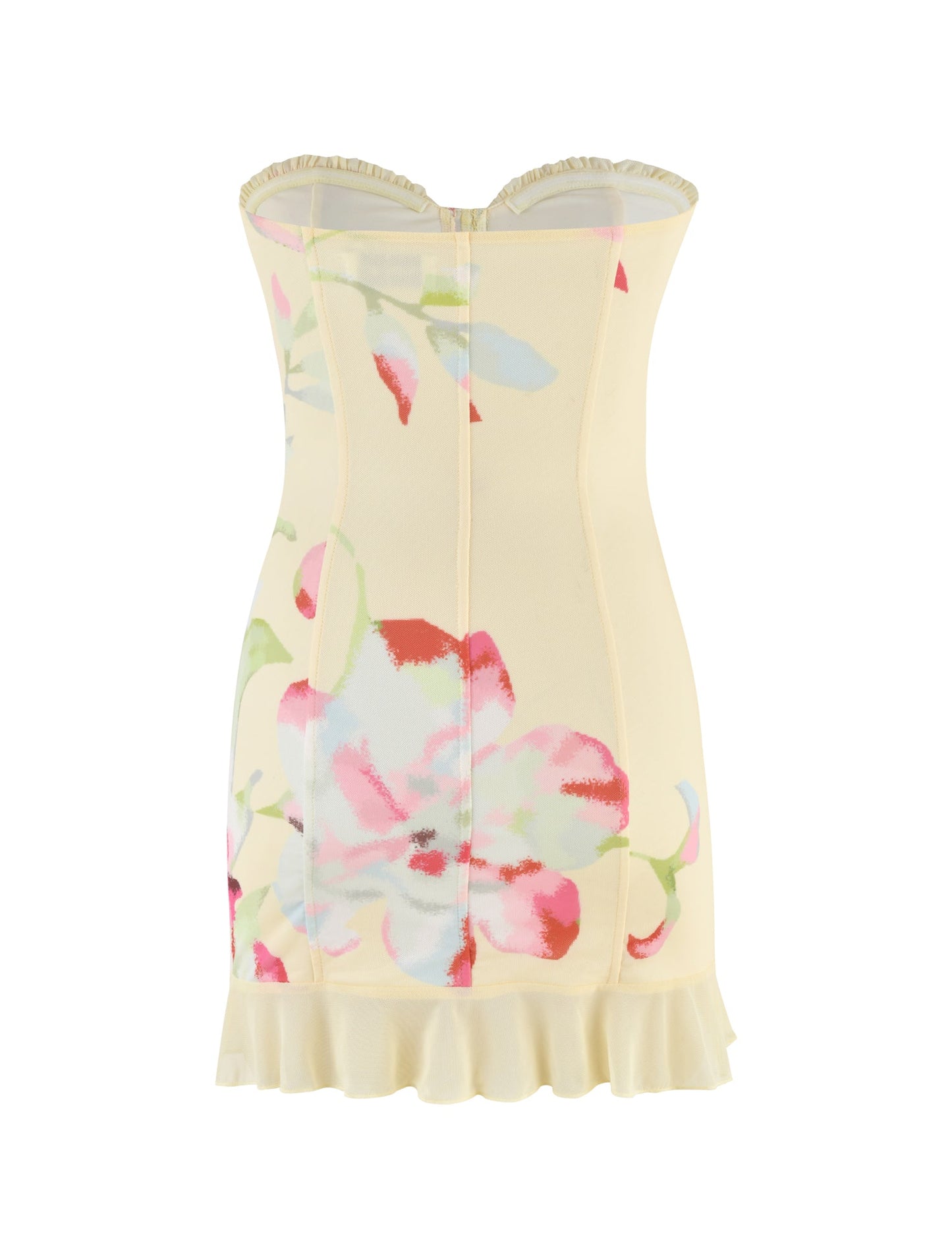 HOLLIS DRESS - YELLOW : FLORAL : FEMME FLORAL