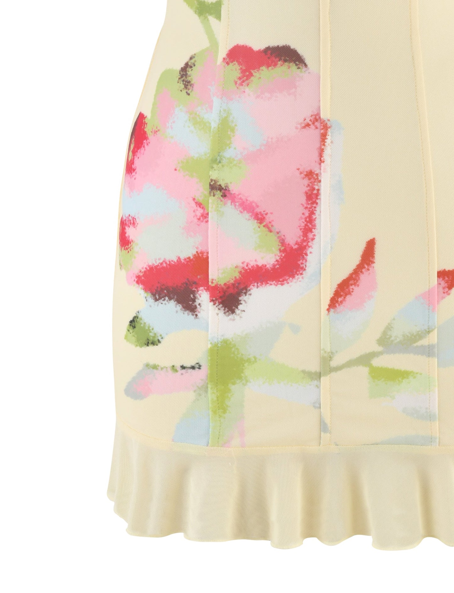HOLLIS DRESS - YELLOW : FLORAL : FEMME FLORAL