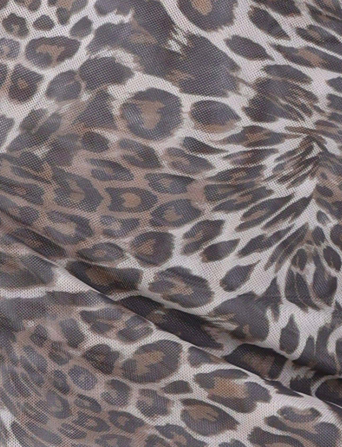 CAMPBELL MINI DRESS - NEUTRAL : LEOPARD