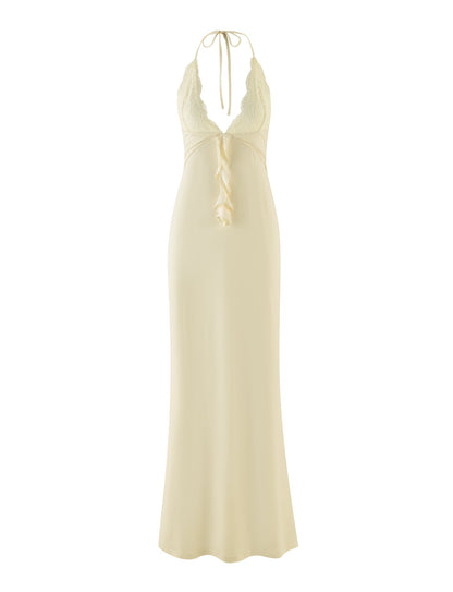 DEENA MAXI DRESS - YELLOW : LEMON