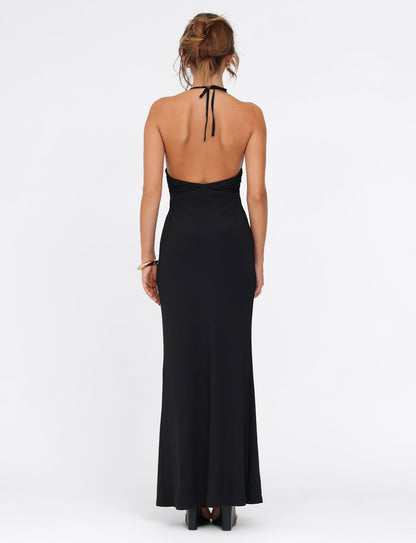 DEENA MAXI DRESS - BLACK