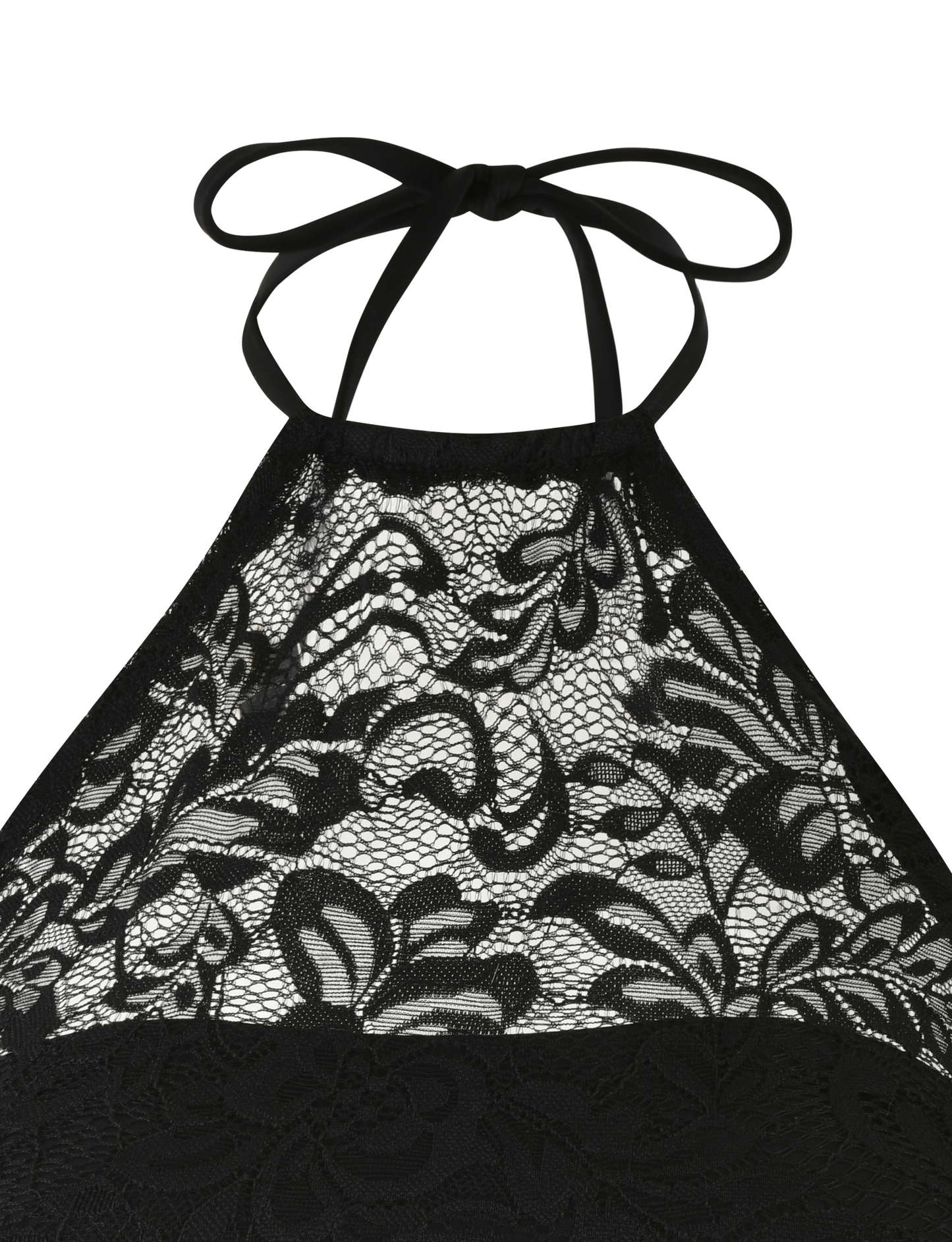SIYA LACE TOP - BLACK : LACE : BLACK LACE