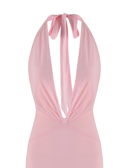CRESSIDA MAXI DRESS - PINK : BABY PINK