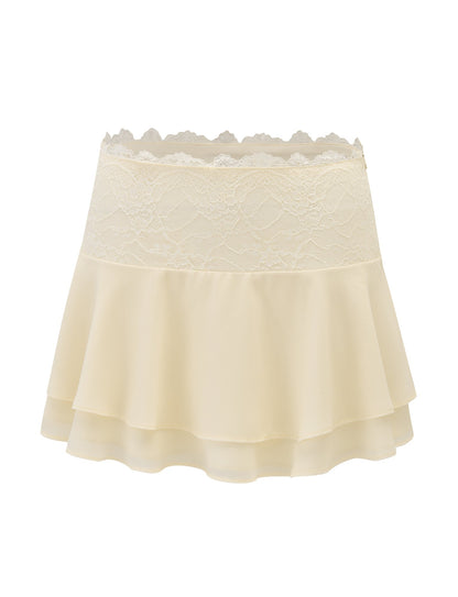 INDIGO SKIRT - IVORY