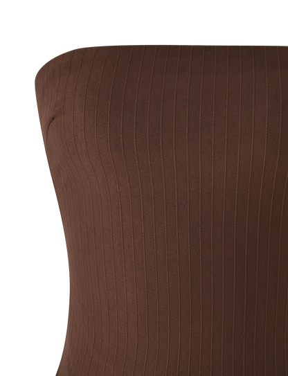 GWENDOLINE TOP - CHOCOLATE