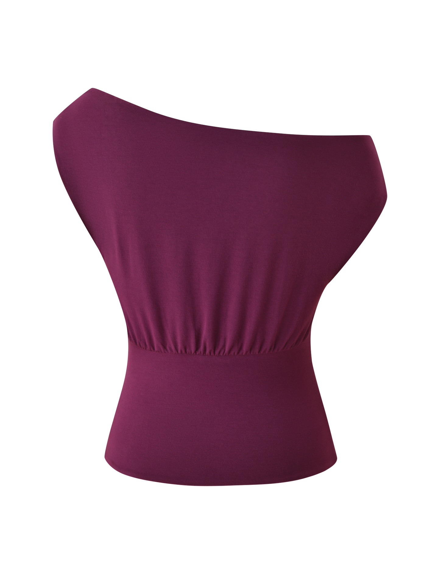 ALYSSA OFF SHOULDER TOP - PLUM