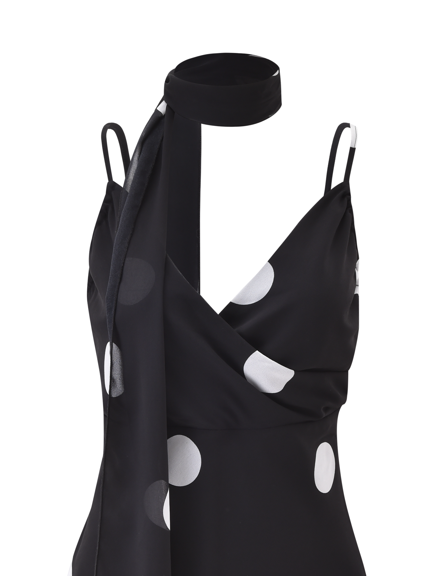 AYDIN SCARF TOP - BLACK