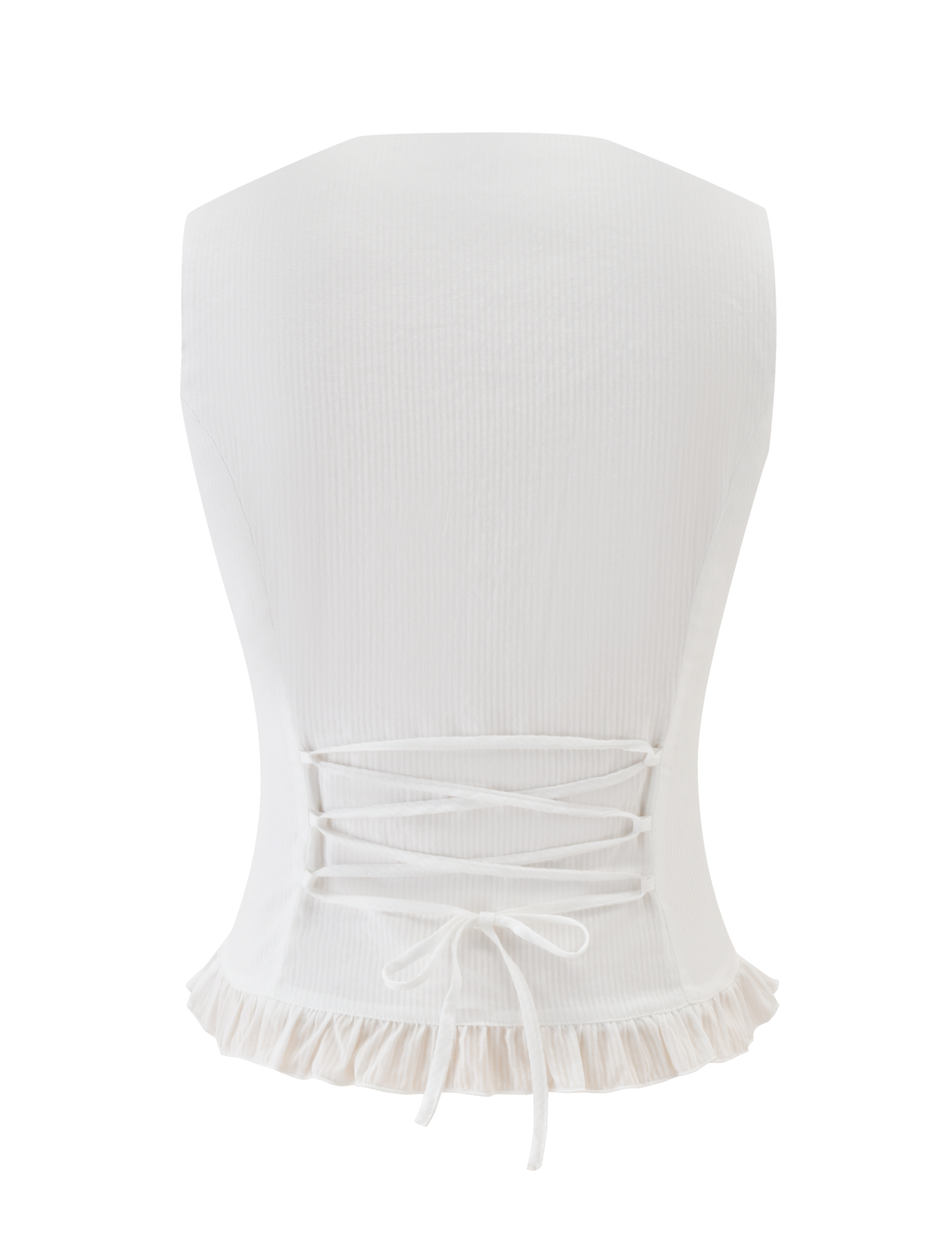 ANIYA KEYHOLE TOP - WHITE