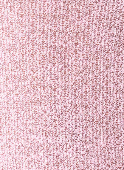 Telling Me Shimmer Knit Top - Pink