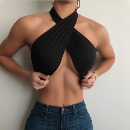 "Christie" bandeau top with knots 3 colors