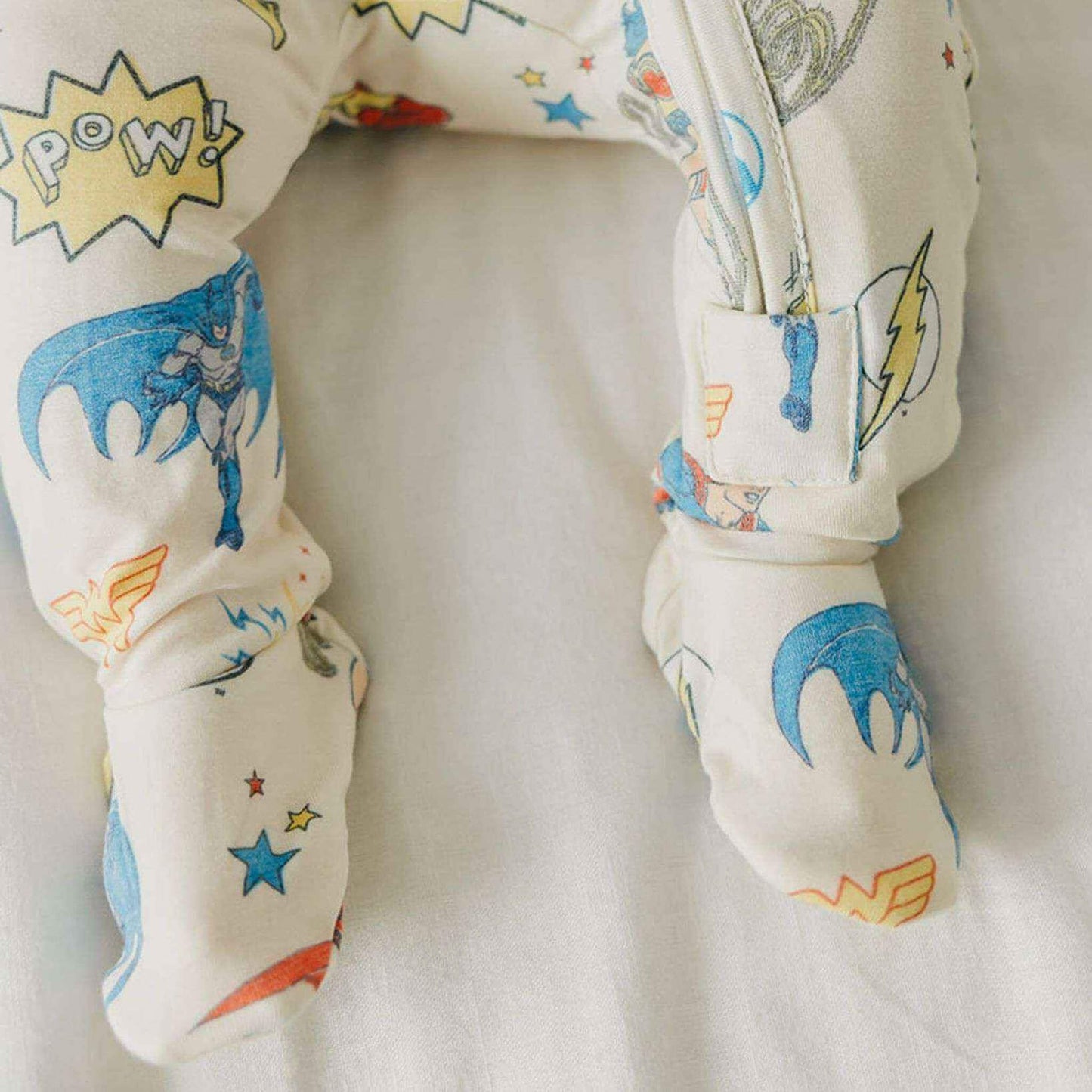 Zip-Up Footie Pajama - Justice League