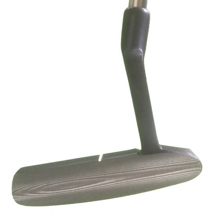 A close-up of the BirdieBall American Classic Putter (Anser Style, Milled Face, Heel/Toe Weighted) with a black shaft and grip, isolated on a white background.